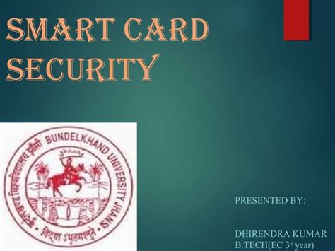 student college smart card ppt|smart card security system ppt.